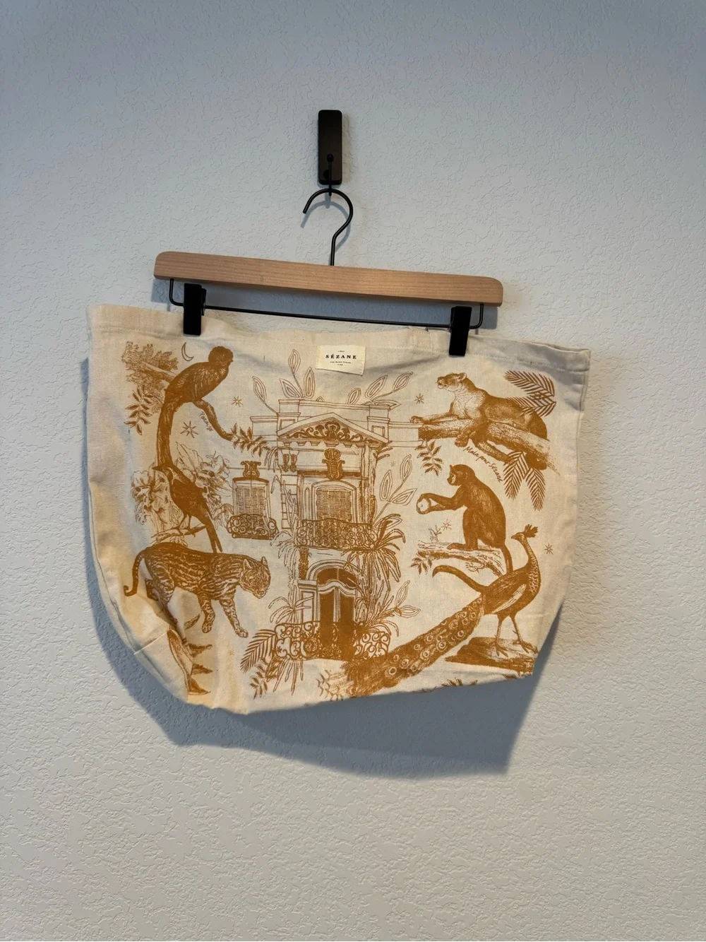 Sézane Paraiso Jungle Tote Bag OS